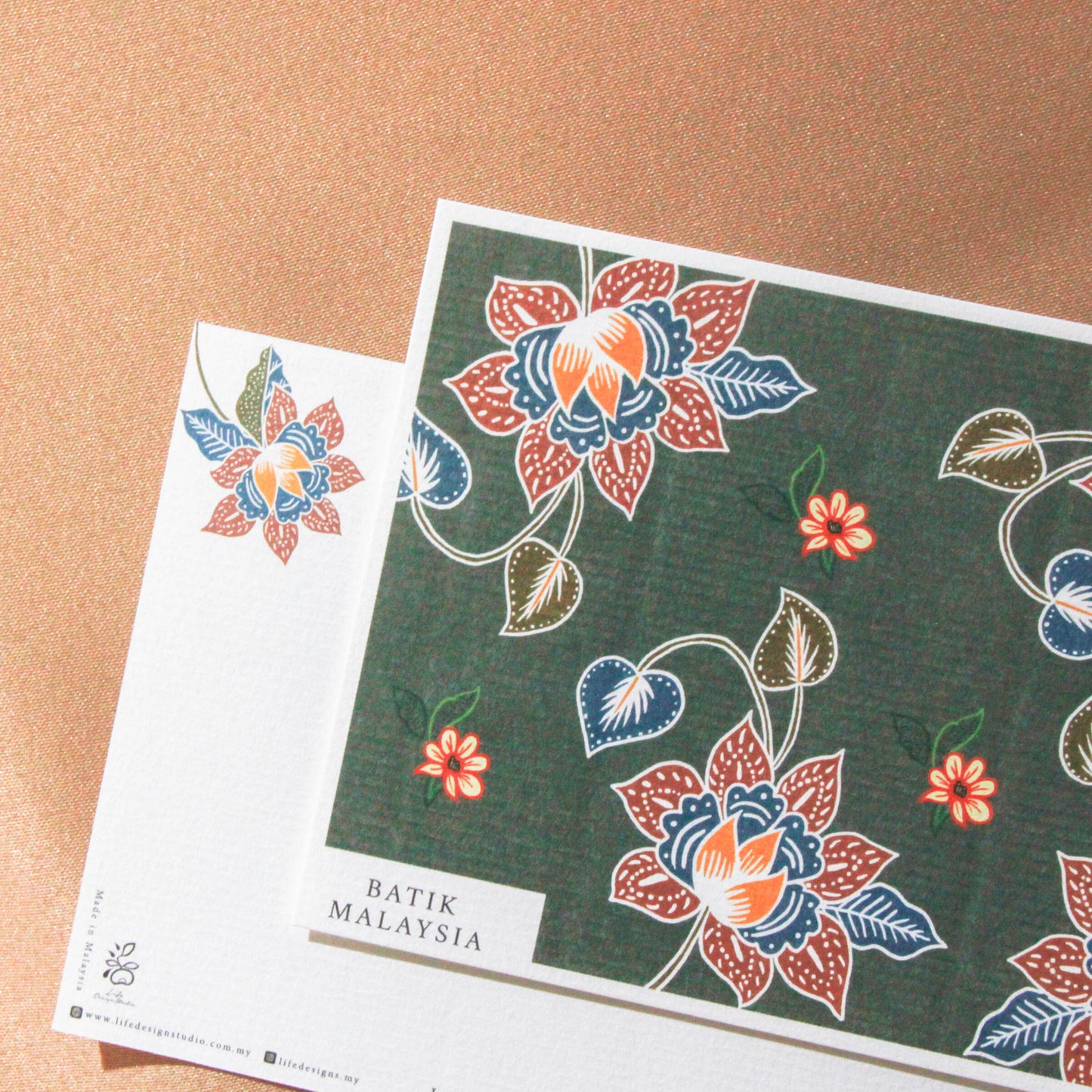 Melur Batik & Songket Cards