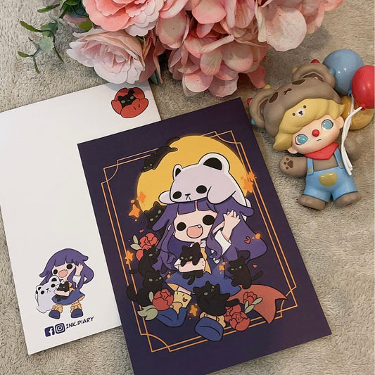 INK.DIARY Postcard - MOONLIGHT