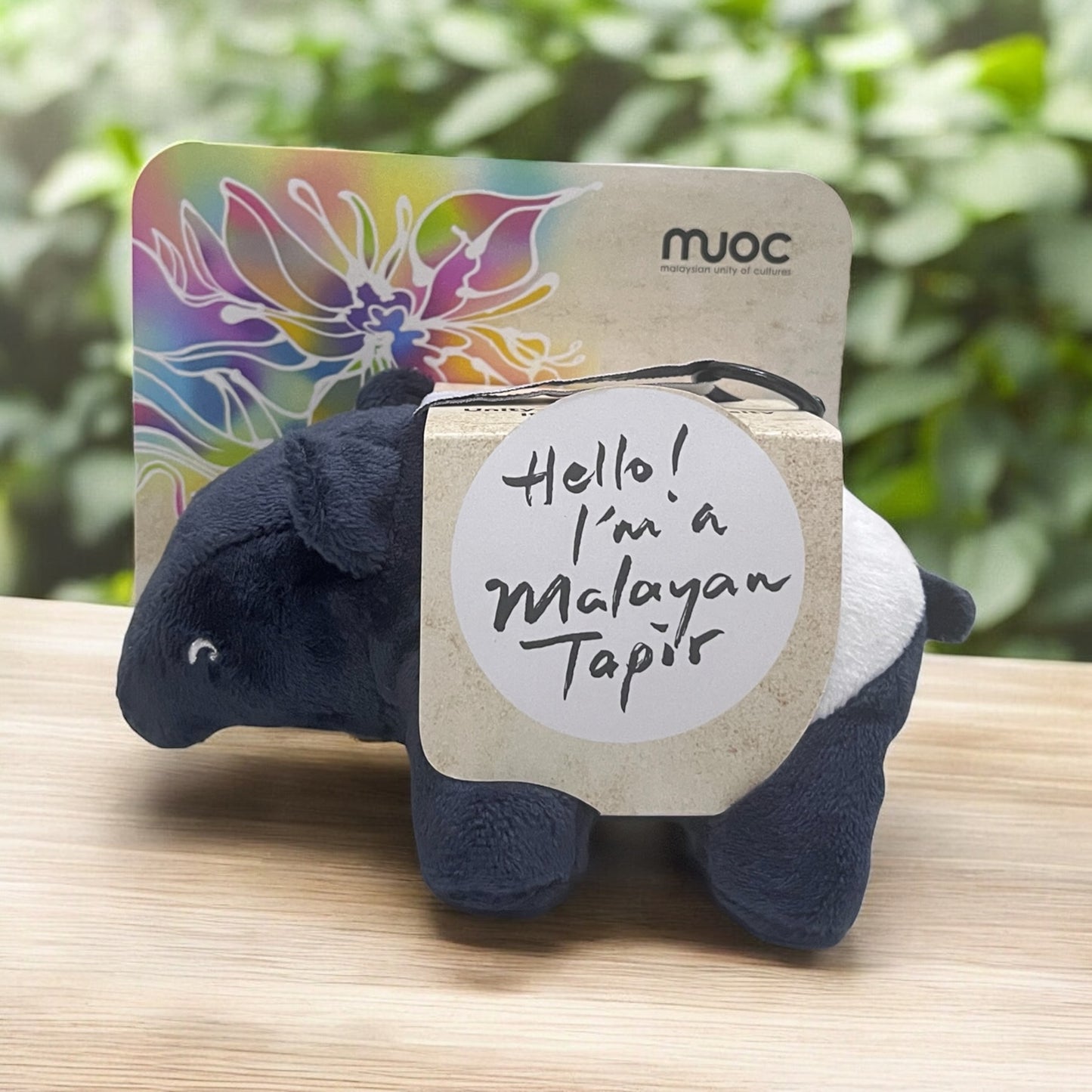MUOC Clip-on Malayan Tapir Plush Toy