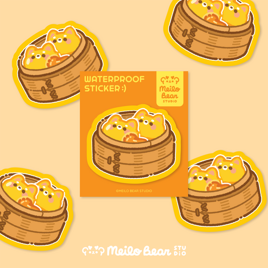 Waterproof Sticker - Lava Bun