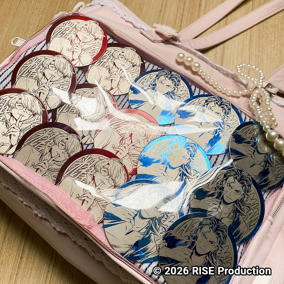 Metalic Button Badge Azmin