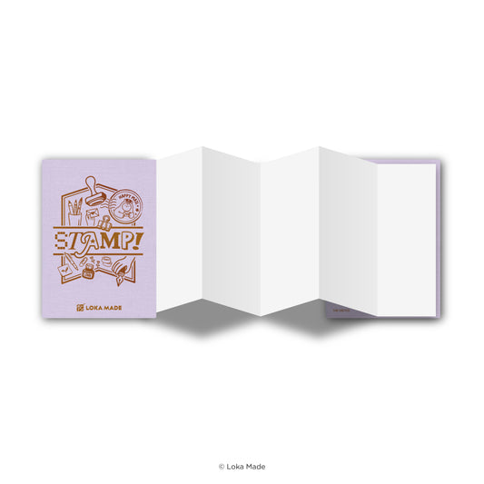 Inky Bits - Small Stamp Book (Lilac)