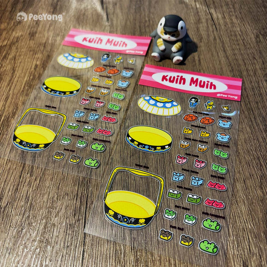 Pee Yong Diary - Kuih Muih crystal sticker sheet