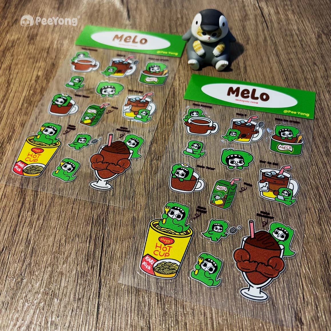 Pee Yong Diary - Melo crystal sticker