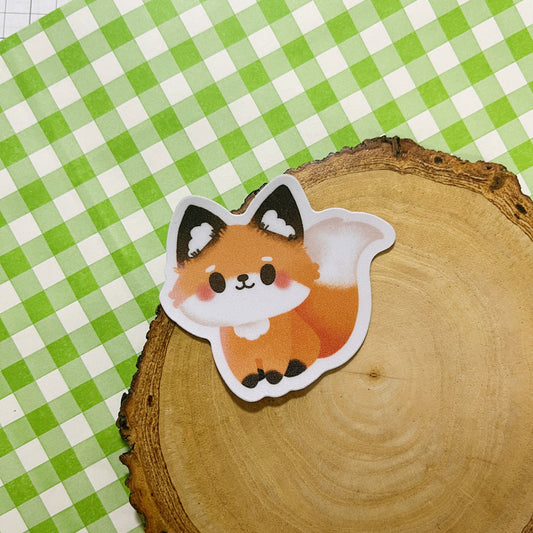 Panda Yoong | Fox die-cut sticker