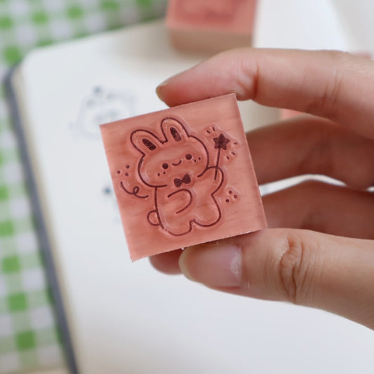 Panda Yoong | Rabbit rubber stamp