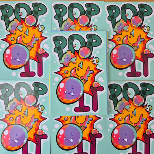 POP Art Artprint Postcard