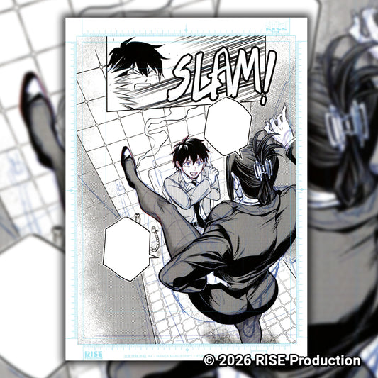 Ashtray Kiss Volume 1 - Manga Manuscript Reproduction Print