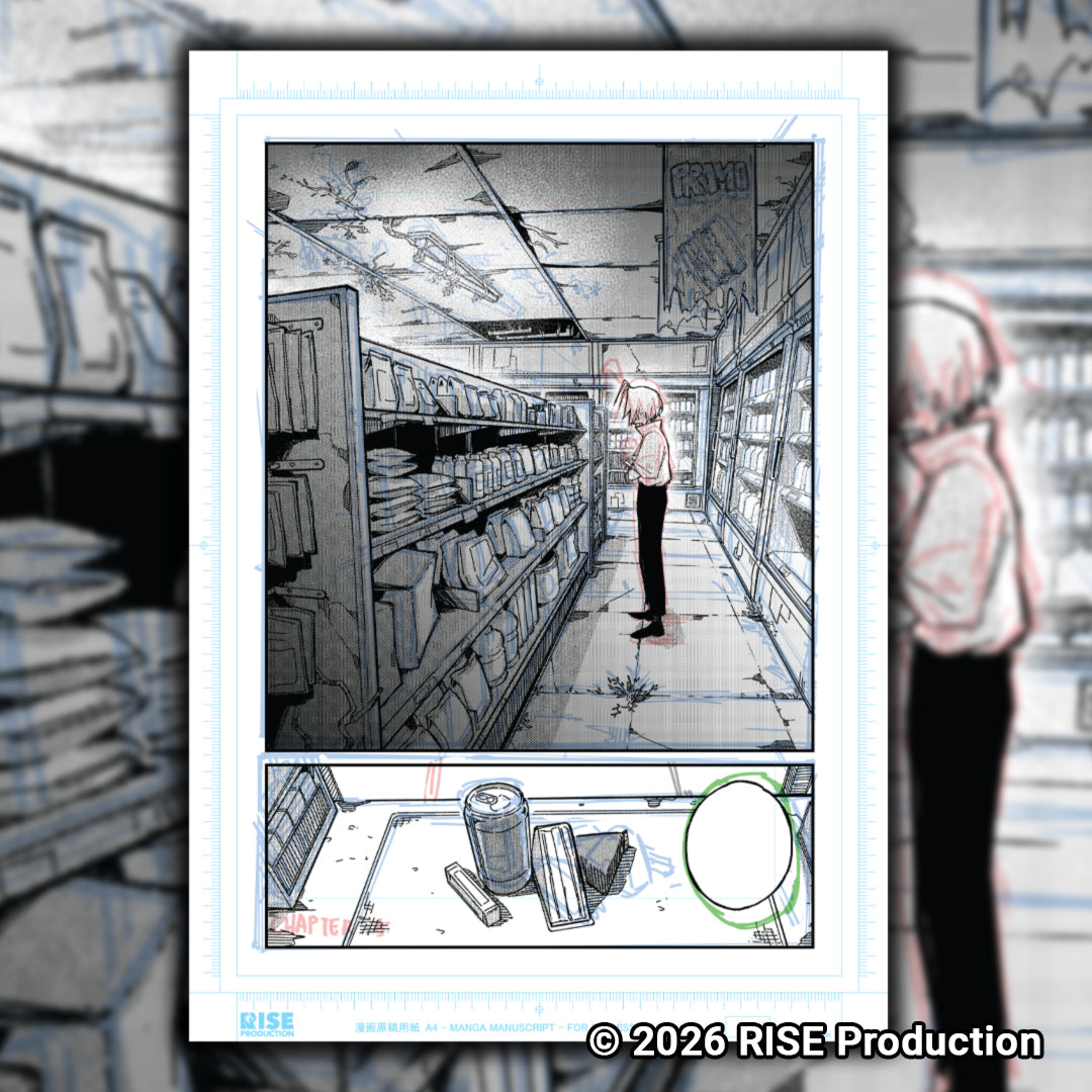 Squelch Volume 1 - Manga Manuscript Reproduction Print