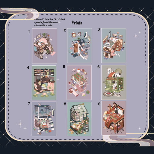 Bunk Bed Series Print [9 Designs]