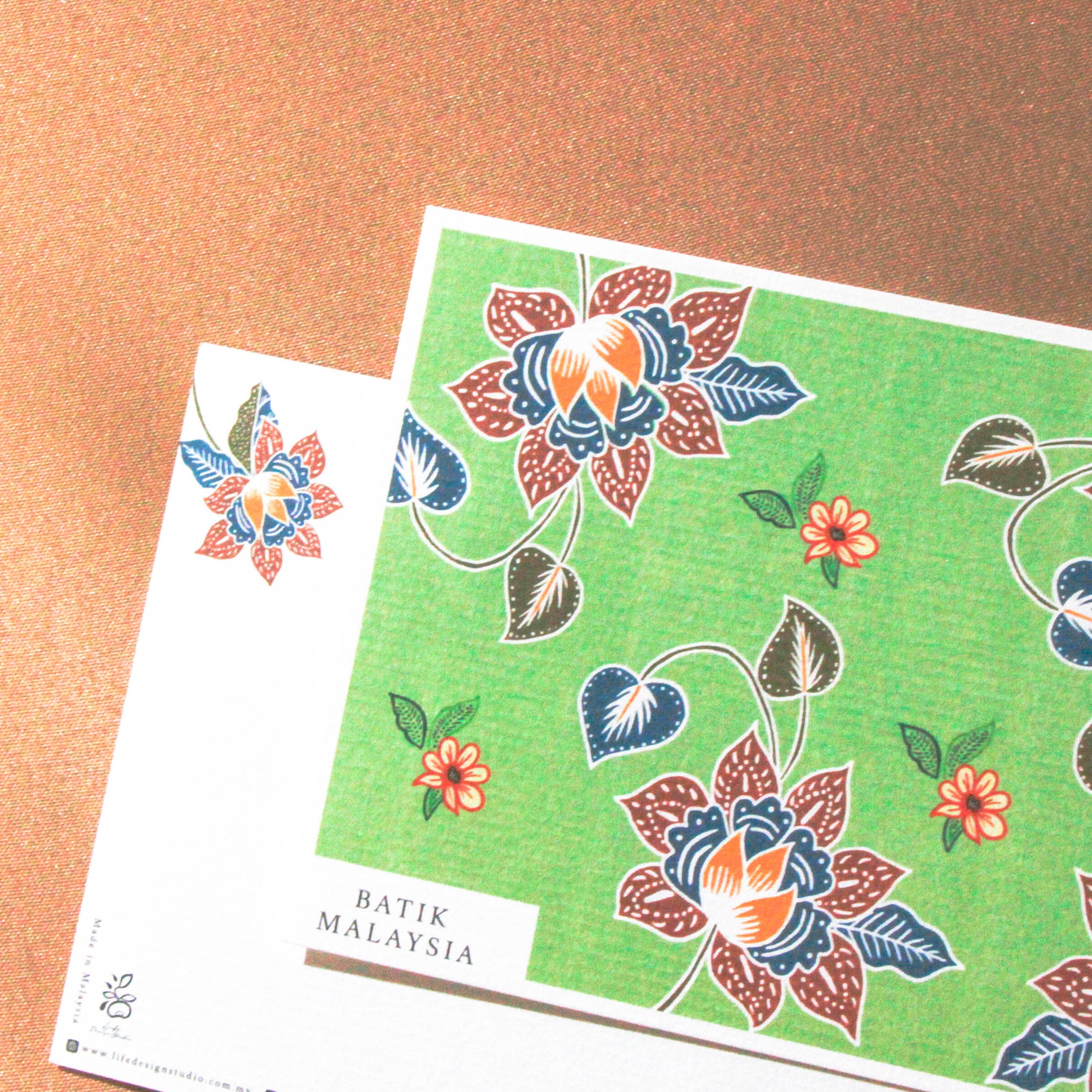 Batik Sticker Raya Raya Batik & Songket Cards β chub.my