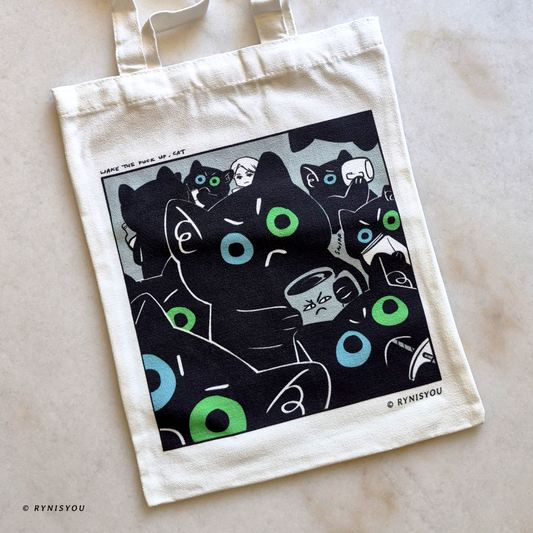 Wake The Fuck Up, Cat Totebag