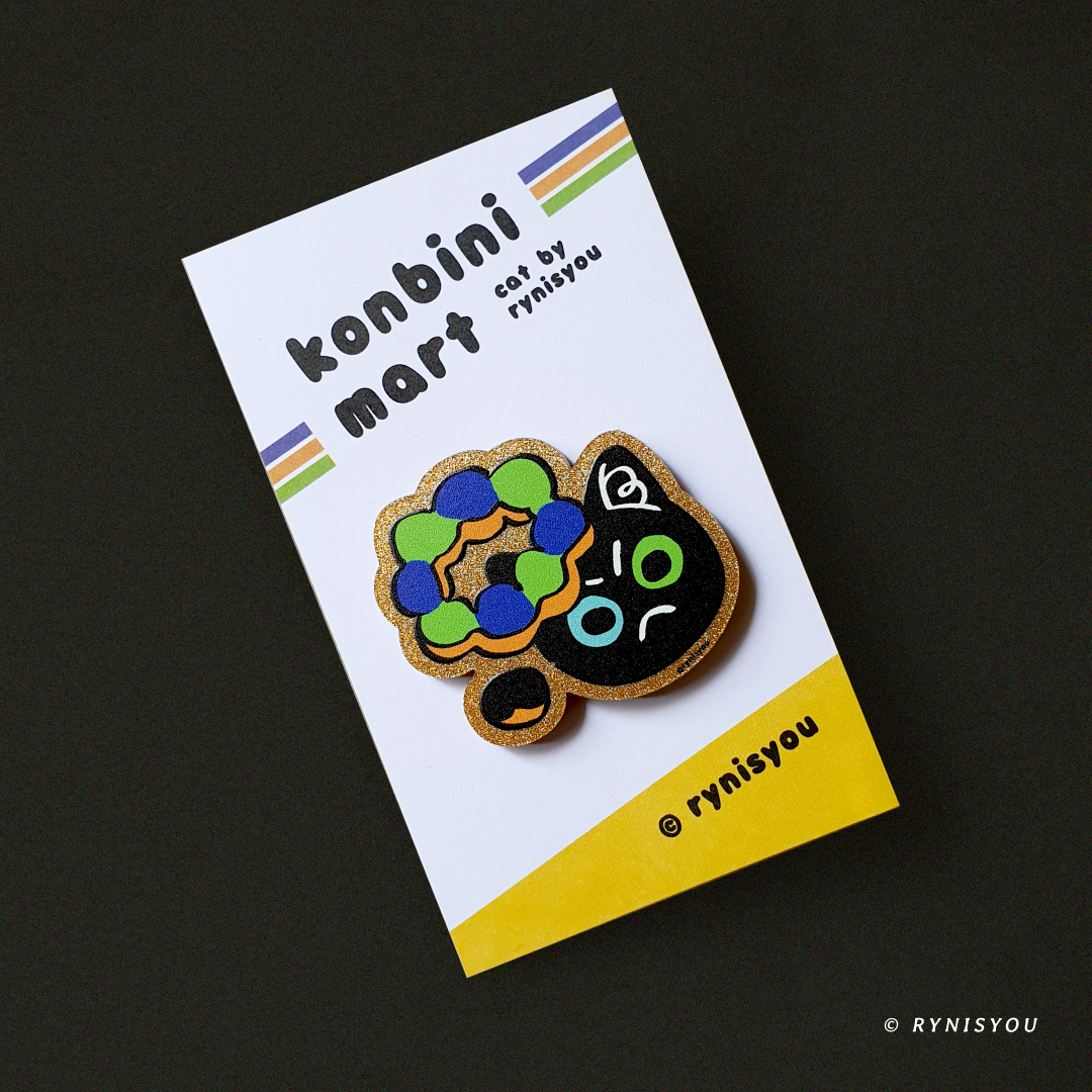 Konbini Mart - Donut Acrylic Pin