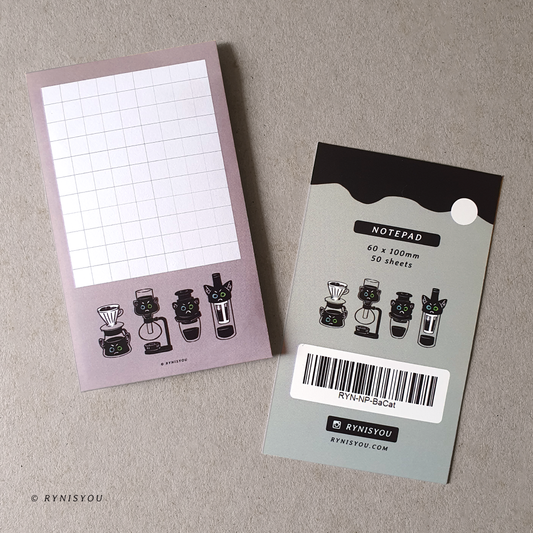 Barista Cat Notepad