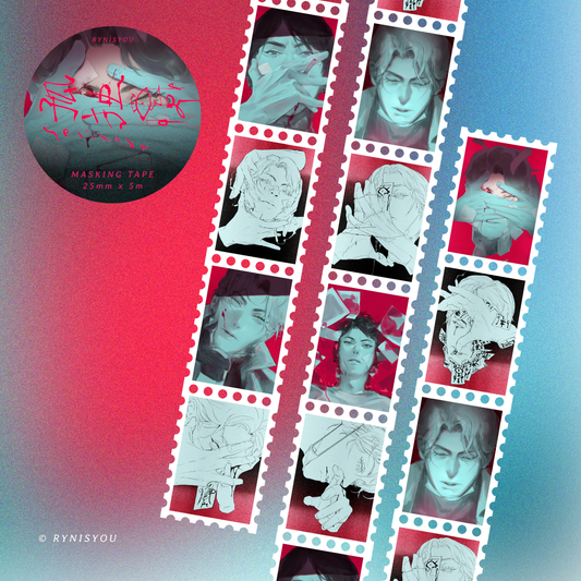 solitude Stamp Washi Tape