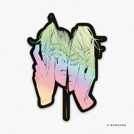 197 Holographic Waterproof Vinyl Sticker