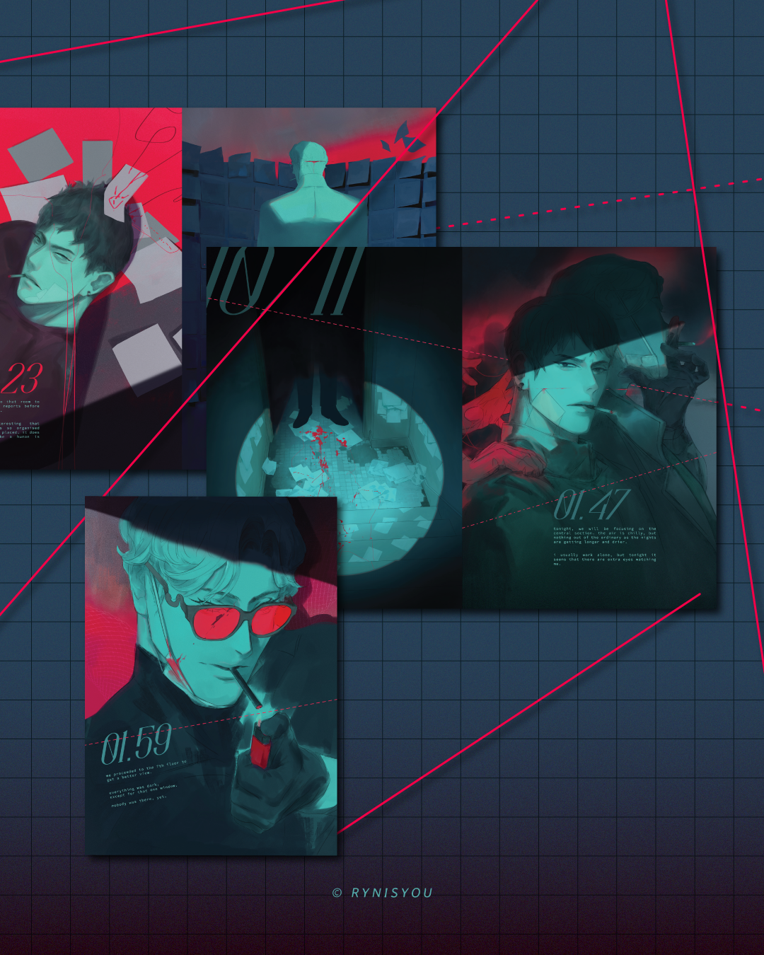 矛盾 -contradiction- Original Illustration Artbook A5