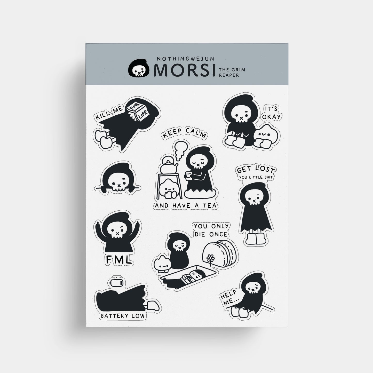 Nothingwejun | Relax Morsi Sticker Sheet