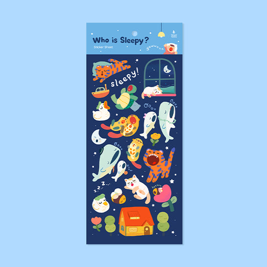 Sticker Sheet - Who is Sleepy