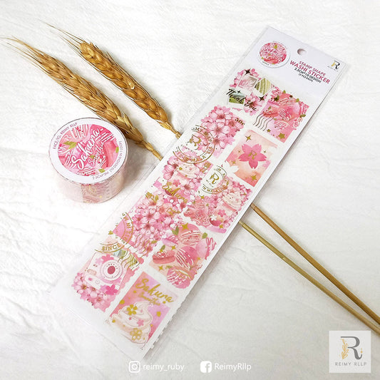 Gold Foil Stamp Washi // Sakura Smoothie