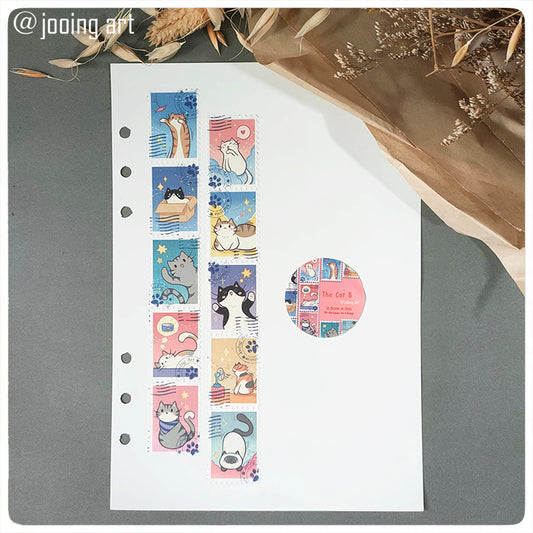 Stamp Washi Tape - The Cat B