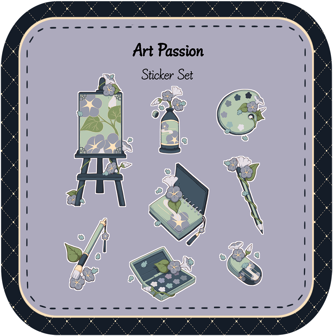Art Passion Sticker Set – chub.my