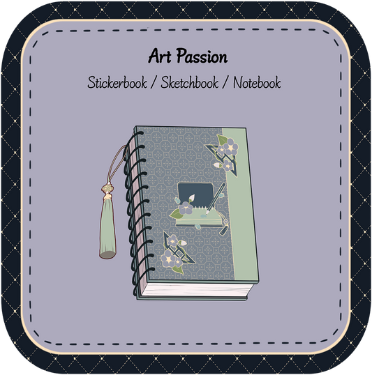 Art Passion B5 Sketchbook | Stickerbook