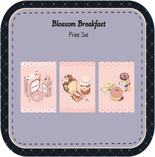 Blossom Breakfast Print Set