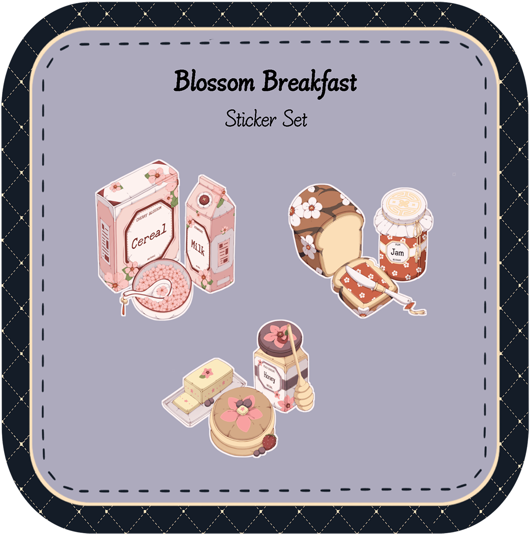 Blossom Breakfast Sticker Set