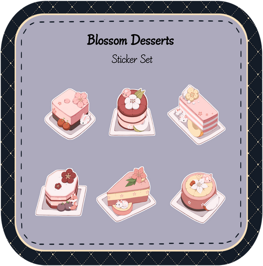 Blossom Desserts Sticker Set