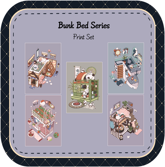 Bunk Bed Series Print Set