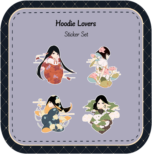 Hoodie Lovers Sticker Set