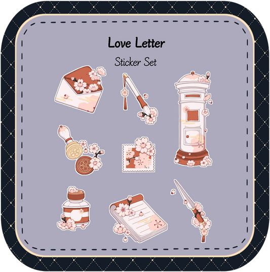 Love Letter Sticker Set