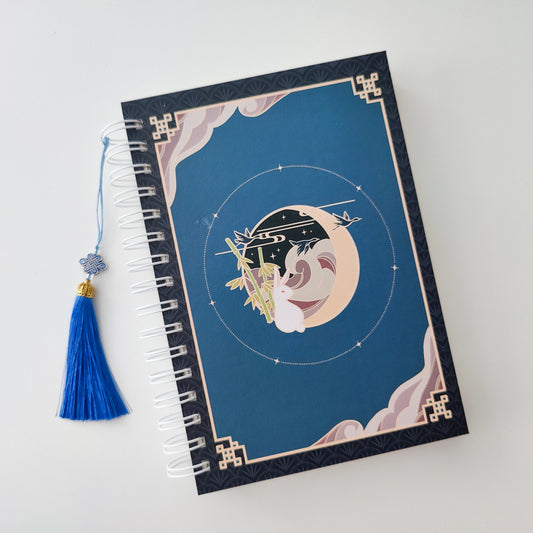 Lunar Rabbit A5 Midnight Blue Stickerbook | Sketchbook