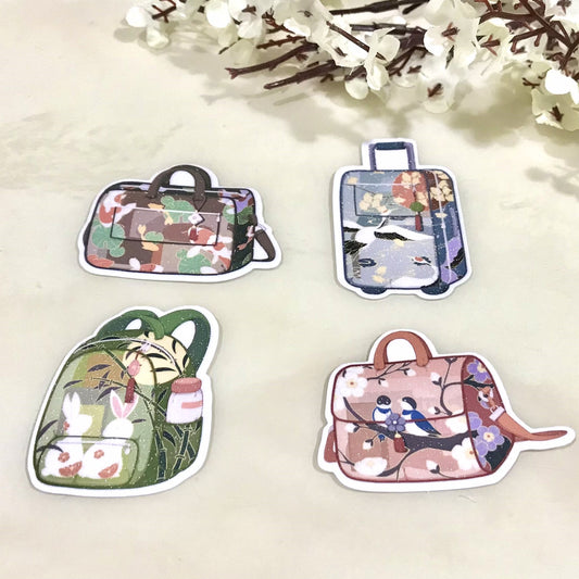 Oriental Bag Sticker Set
