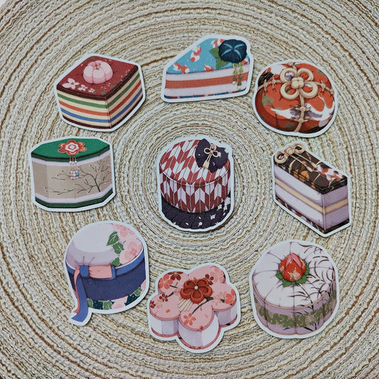 Oriental Dessert Sticker Set
