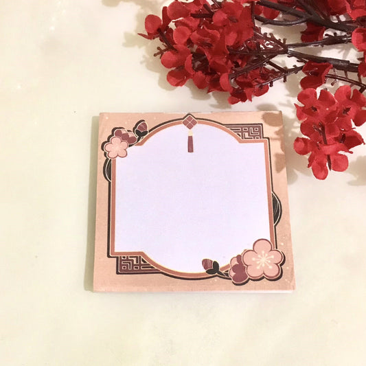 Plum Blossom Memo Pad
