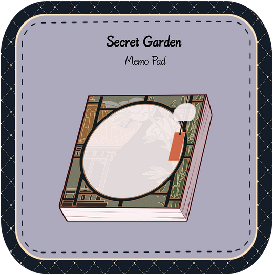 Secret Garden Memo Pad