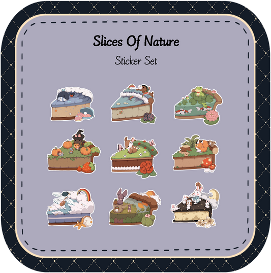 Slices Of Nature Sticker Set
