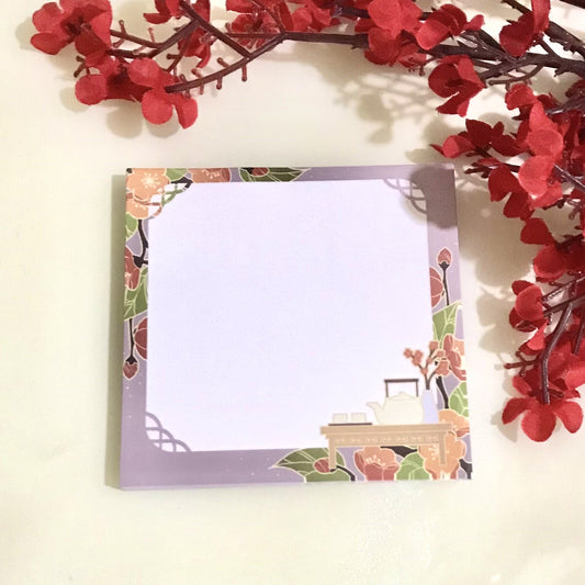 Tea Set Memo Pad