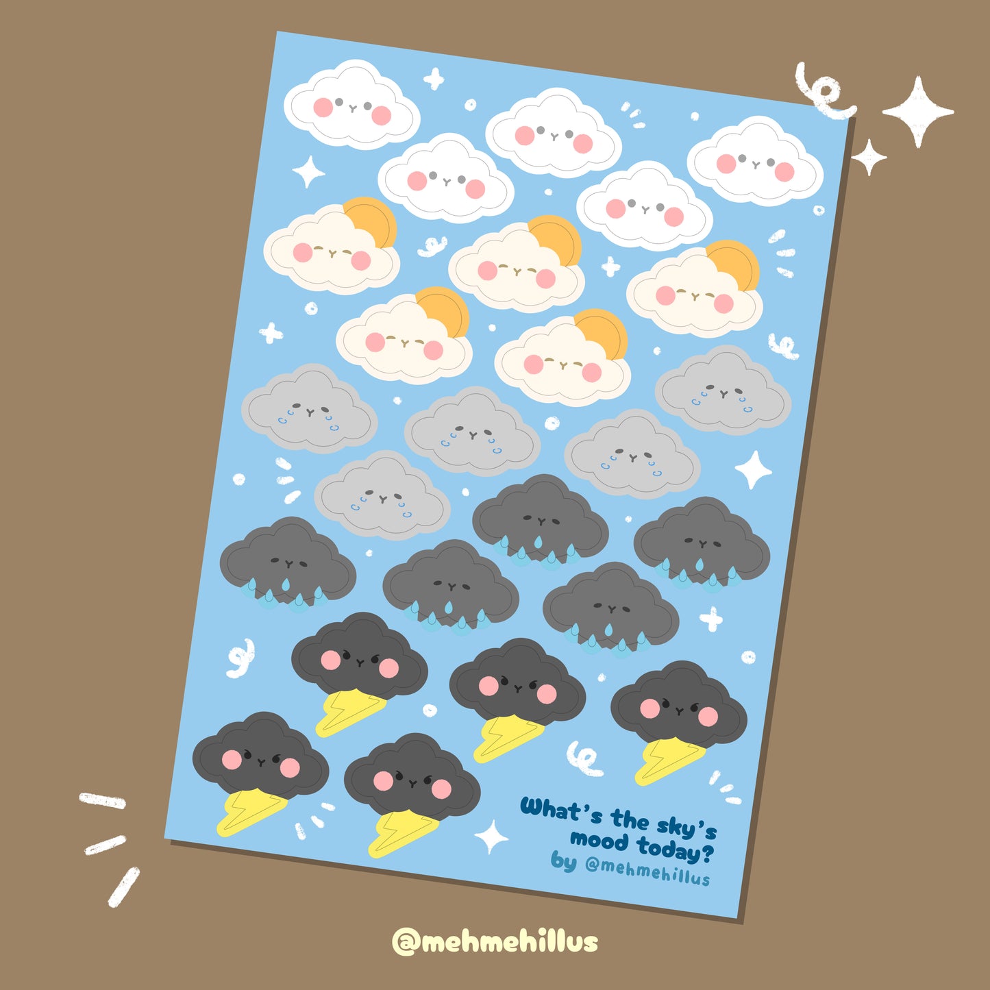 mehmeh | Sticker Sheet - Weather