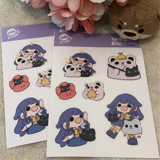 INK.DIARY STICKER SHEET- TAROT 1