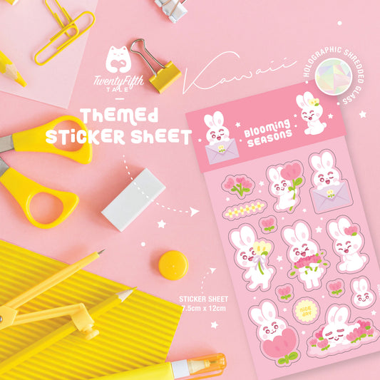 Themed Sticker Sheet | Blooming Seasons