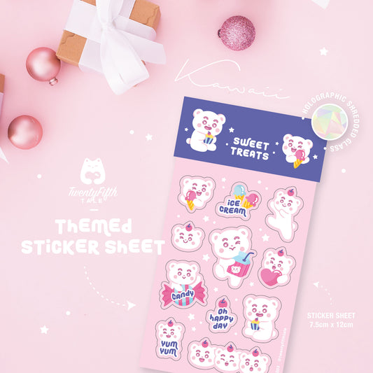 Themed Sticker Sheet | Sweet Treats