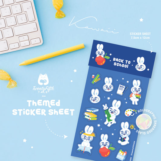 Themed Sticker Sheet | Back To School