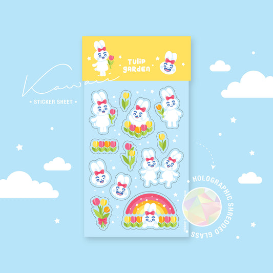 Themed Sticker Sheet | Tulip Gardens