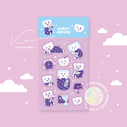 Themed Sticker Sheet | Sweet Dreams