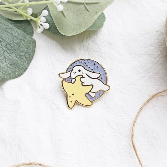 Star Bun Enamel Pin