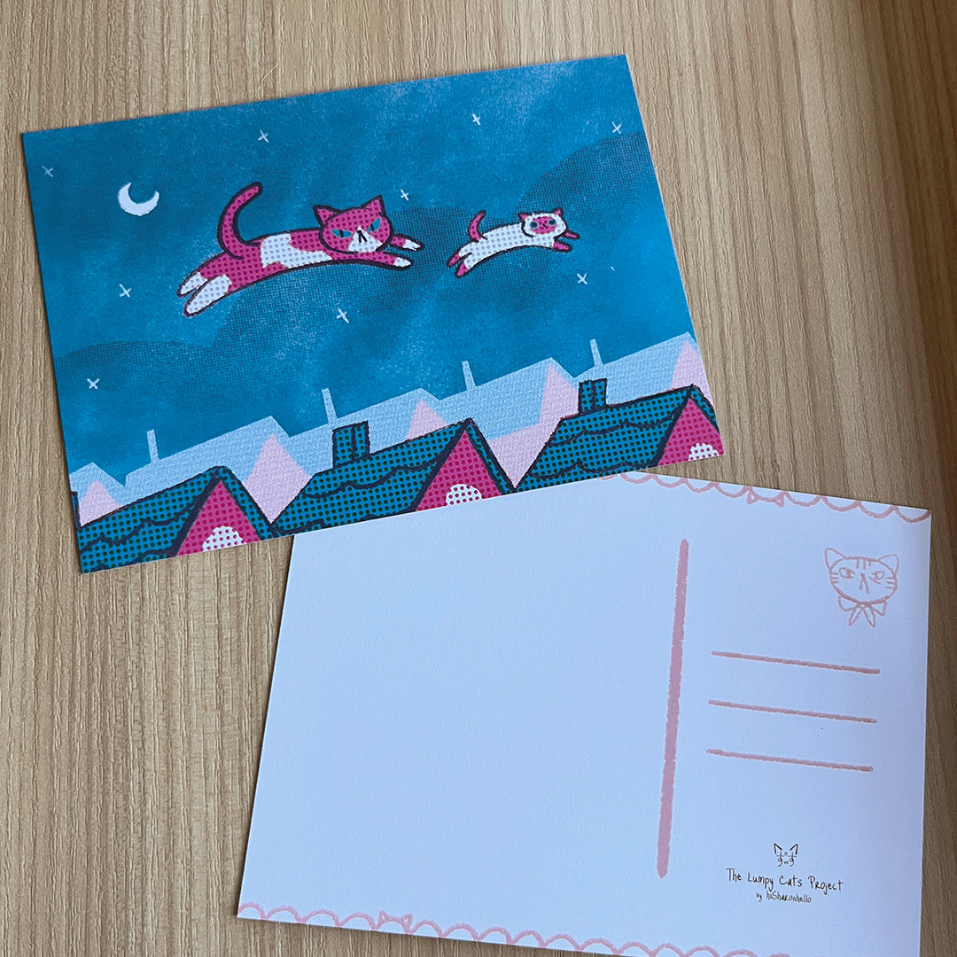 Cat Postcard | night – chub.my