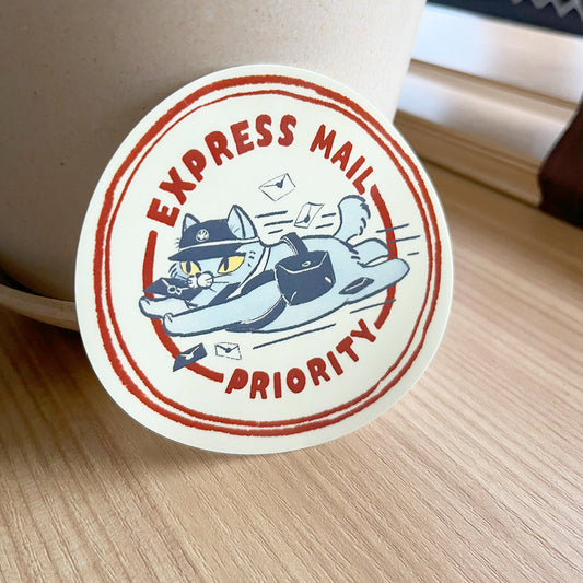 Stray Mail 'Express' Glossy Sticker